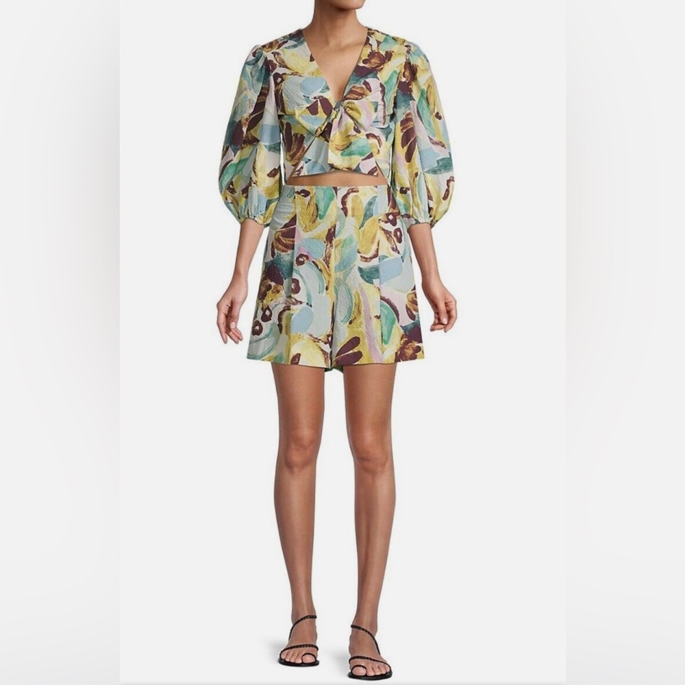 TED BAKER Quinzz High-Waited Floral Shorts